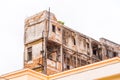 View of the ruined building of old Havana, Cuba. ÃÂ¡opy space for text. Royalty Free Stock Photo